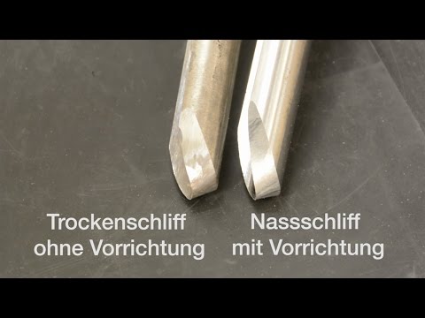 Drechseln: Nassschärfsystem oder Trockenschleifer? (Werkzeugschärfen Teil 1)