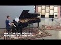 Mike Garson: "For Ives" (excerpt) performed by Danny Holt