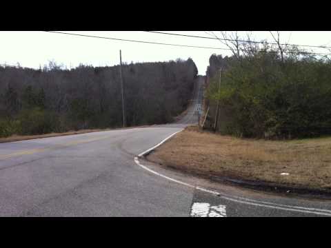 Goodner Mountain road backside steep uphill