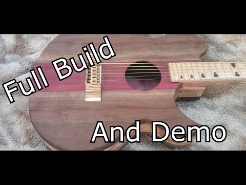 I MADE AN ACOUSTIC GUITAR But It's NOT WHAT you EXPECT!! Big sound from Thin Body??? CHECK!