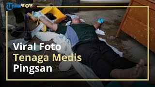 Viral Foto Petugas Medis Terkapar, sang Anak Sebut Kelelahan Antarjemput Pasien