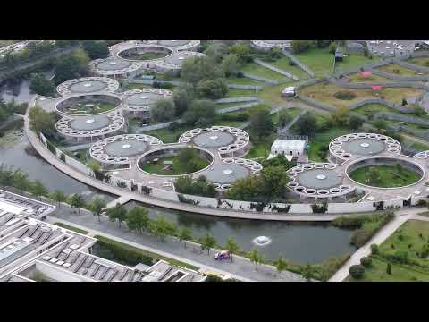 Das Berliner Tierheim in Falkenberg von oben in 4K