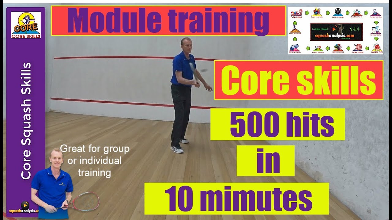 Core squash training module
