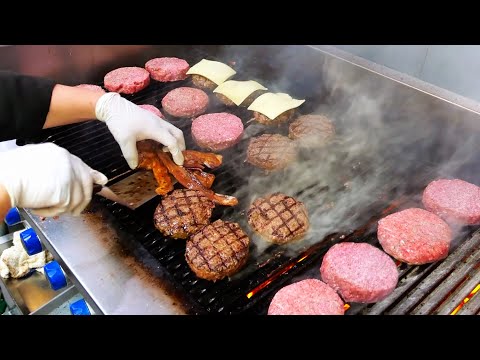 American Food - The BEST BEEF SHORT RIB BURGERS in Chicago! The Bad Apple