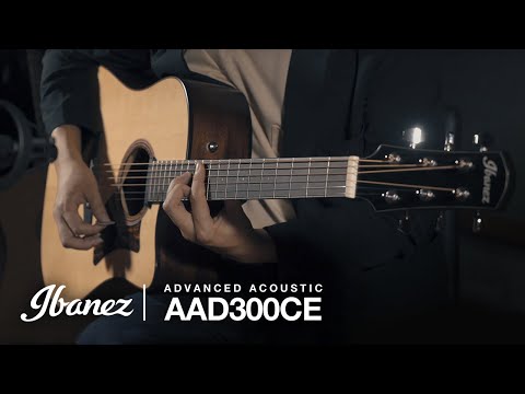 Ibanez AAD300CE LGS - Natural Low Gloss Elektro Akustik Gitar - Video