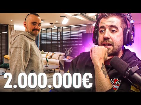 AURON (yo) reacciona a la NUEVA casa del XOKAS (mucha casa poco micro)