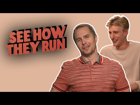 See How They Run's Sam Rockwell, This Country's Charlie Cooper and dir. Tom George on new thriller