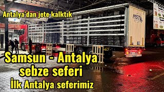 ANTALYA YA SEBZEYE GİTTİM - İLK ANTALYA SEFERİ - ANTALYA DAN JETE KALK