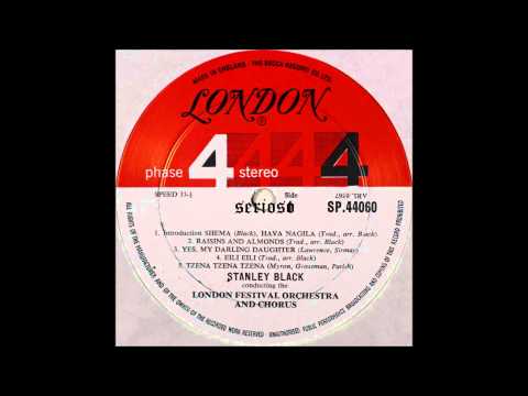 Music Of A People, Israel Folk Music , Stanley Black  side 1