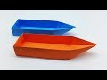 Paper Boat Making Tutorial That Floats Origami Boat Easy Instruction For All
