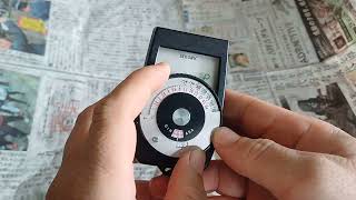 sử dụng máy đo sáng Sekonic L158