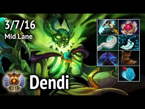 Pugna. Dendi. Mid Lane. Full game. Dota 2
