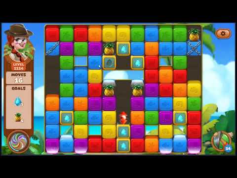 Lost Island Blast Adventure Level 1114 - NO BOOSTERS 🏝️ | SKILLGAMING ✔️