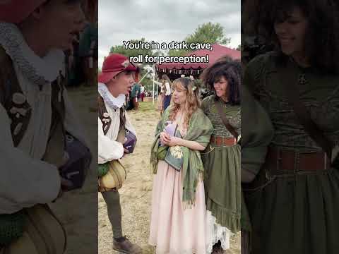 When some random person asks to DM you 👀 #dnd  #d20 #renfaire