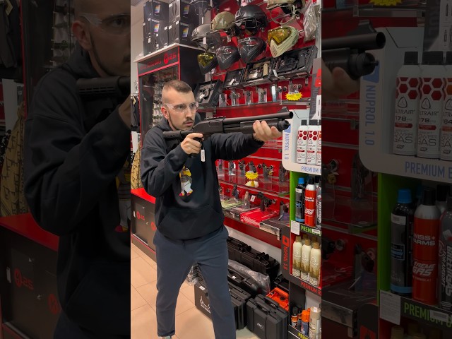 Vídeo relacionado con Escopeta Airsoft plástico Muelle Bolas 6 mm con 1 Cargador de 14 Bolas Cada uno, Loader o Cargador de Bolas Modelo MP003B Color Negro. Potencia < 1 Julio