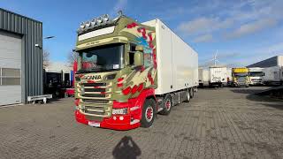 Scania R580 V8 8x2*6 Ekeri Full Side Opening / Retarder / 605 Tkm / Ful camión furgón | Imagen 4 - Autoline