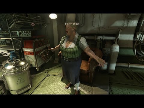 Wolfenstein 2: The New Colossus [DE] | PS4 Pro | Mond, Mond, Ja, Ja | Sigrun Engel Gesangseinlage 🎵