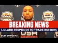 Damian Lillard Responds to Trade Rumors About Leaving Portland | CBS Sports HQ