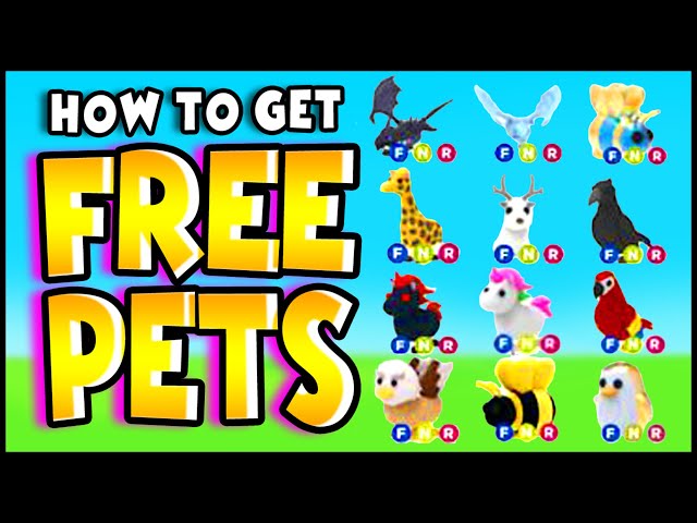 How To Get Free Pets In Adopt Me - how to get a free legendary pet in adopt me roblox