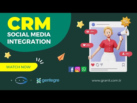 GENTEGRE CRM Social Media Integration