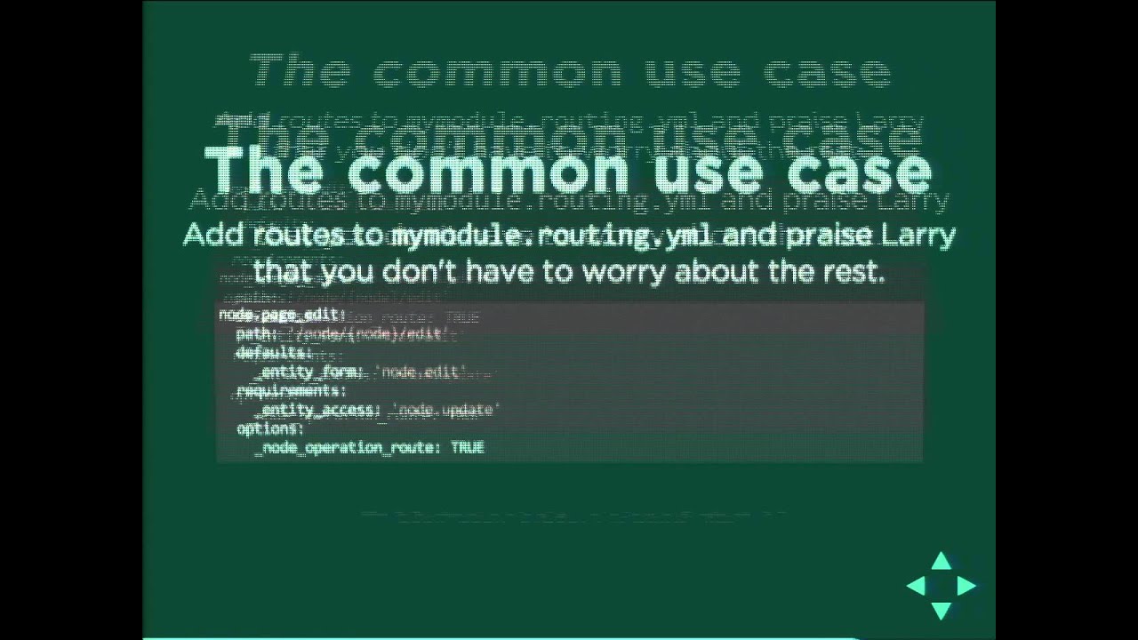 DrupalCon Austin 2014: ROUTING: FROM SYMFONY VIA CMF TO DRUPAL