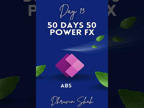 Day 13: Master the ABS Function in Power Fx | PowerApps