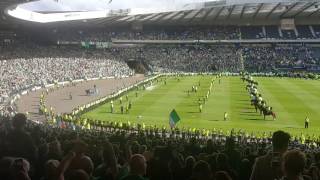 Amazing Hibs Fans Best Sunshine on Leith Scottish cup final 2016