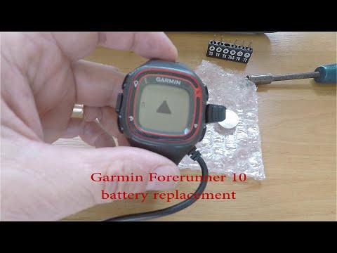 Garmin Forerunner 10 battery change