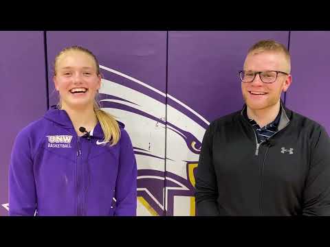Lexi Hagen Postgame Interview | UNW 62, BLC 56 | Women's Basketball | 2/19/22