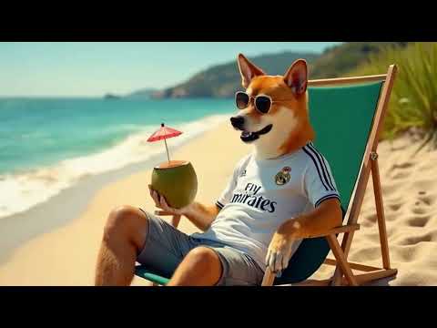 Cool Shiba Dog on Beach | Summer Vibes, Surfing, Jet Ski & More! 🏖️☀️