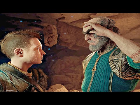 How Odin Got The Mask & Lost His Eye Scene - God of War 5 Ragnarok PS5 (Odin's Mask Secret)