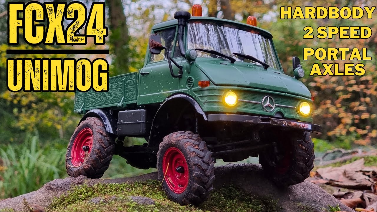 1:24 FCX24 Unimog 421 RTR RC Truck | Portal Axles | FMS