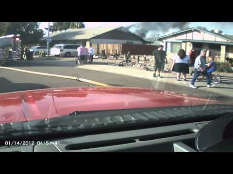 Attic Fire, 105th and Seldon