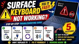 Surface Keyboard Not Working. 😱 5 Easy Fixes That Actually Work! Micro