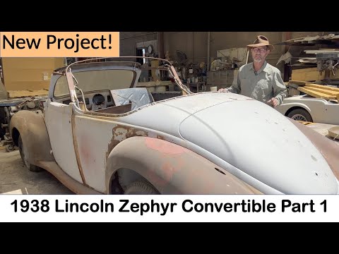 1938 Part 1 Lincoln Zephyr V12 Convertible Coupe Project! Recreating a Rare Classic and Tips