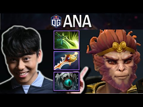 OG.ANA SMURF MONKEY KING WITH DR AND SKADI - DOTA 2 7.29 GAMEPLAY