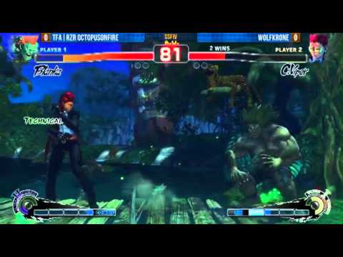 [08/04/12] MICHIGAN MASTERS 2012: SSF4: TFA|RZR OctopusOnFire vs. Wolfkrone