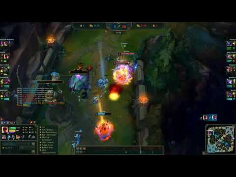 Lee sin 1 v 4 when the score is 4 vs 20