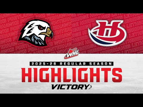 Portland Winterhawks at Lethbridge Hurricanes 10/10 I WHL Highlights 2025-26