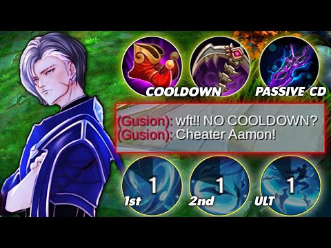 AAMON 100% CD REDUCTION BUILD! UNLIMITED SKILLS [PLEASE TRY] AAMON BEST BUILD 2022 - MLBB