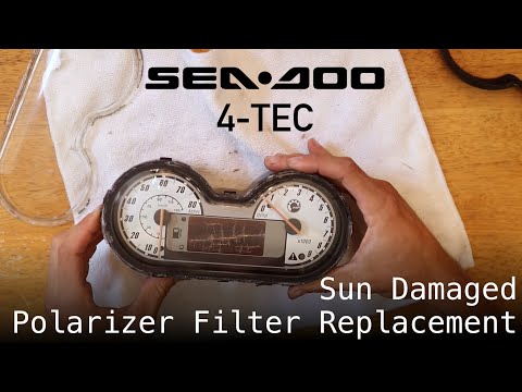 Demontage der Instrumentenanzeige / Austausch des Polarisators | SeaDoo GTX 4-Tec