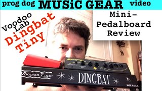Video thumbnail for Pedalboard by Voodoo Lab Dingbat Tiny Review Demo by Dean Wolfe