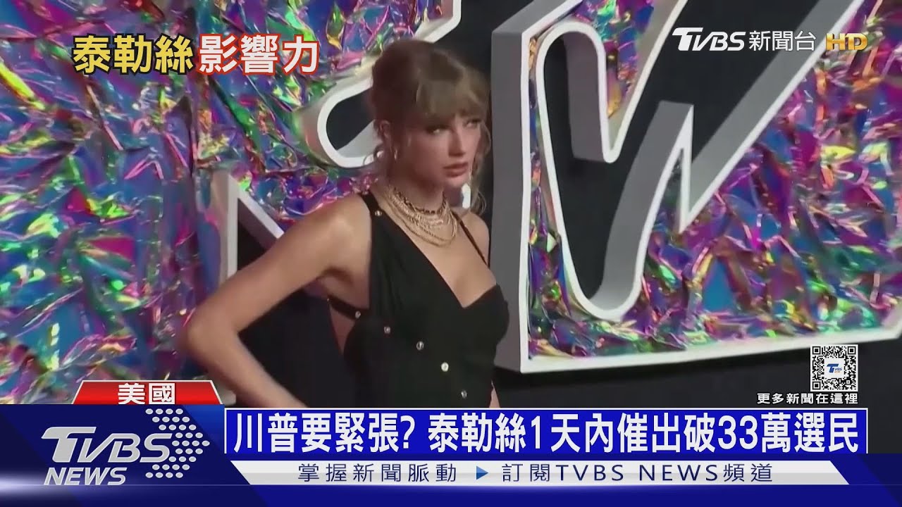 賀錦麗民調領先川普 泰勒絲MTV大獎再拉票