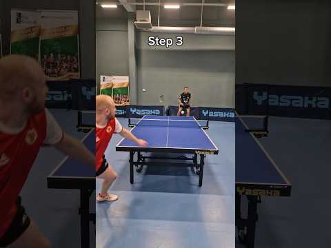 Step by step to handle a smash #pingpong #tabletennis