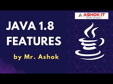 Java 8 New Features by Mr. Ashok @ashokit