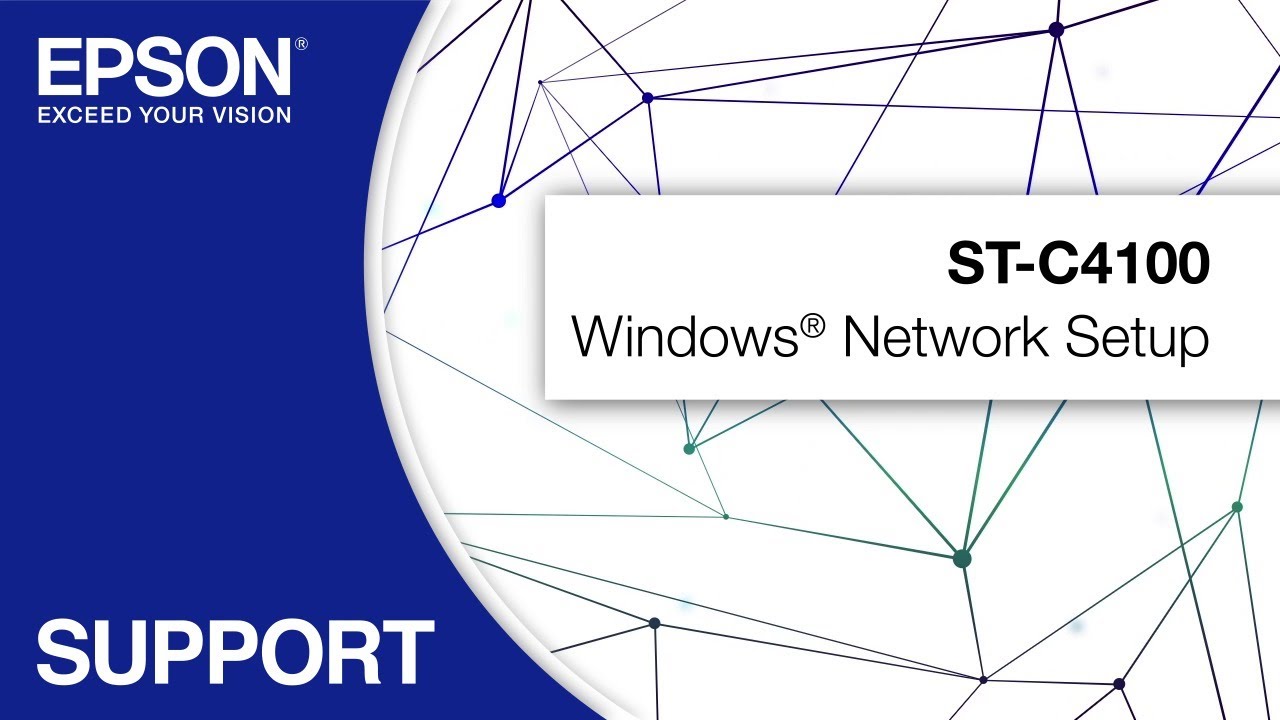 WorkForce ST-C4100 | Windows Network Setup