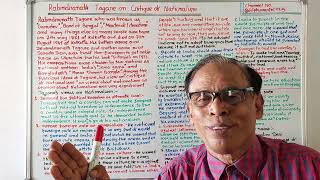 443)Rabindranath Tagore on Critique of Nationalism(6th sem+14th Pap)