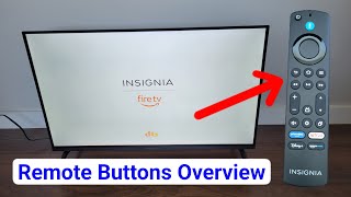 Insignia 32” LED TV Model NS-32F202NA26 – Remote Buttons Overview