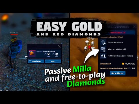 Easy Milla Coins and Free-to-Play RED DIAMONDS 💎 | DARKEST DAYS