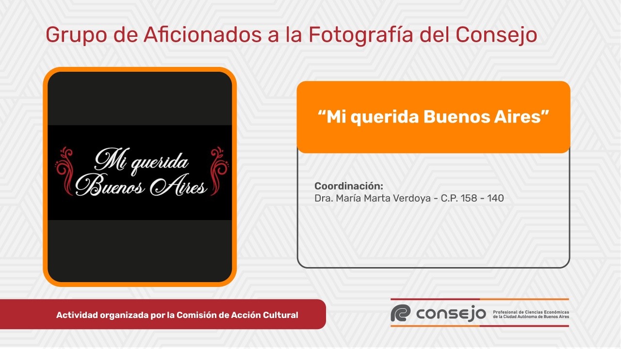 Presentación "Mi querida Buenos Aires"
